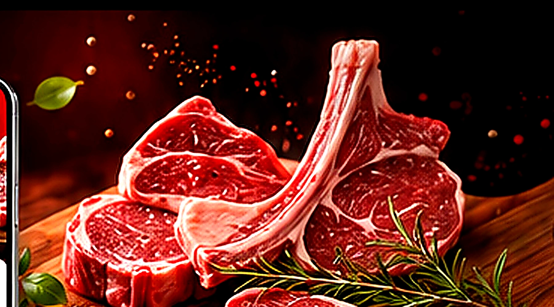 Premium fresh meat prepared for Meatato delivery